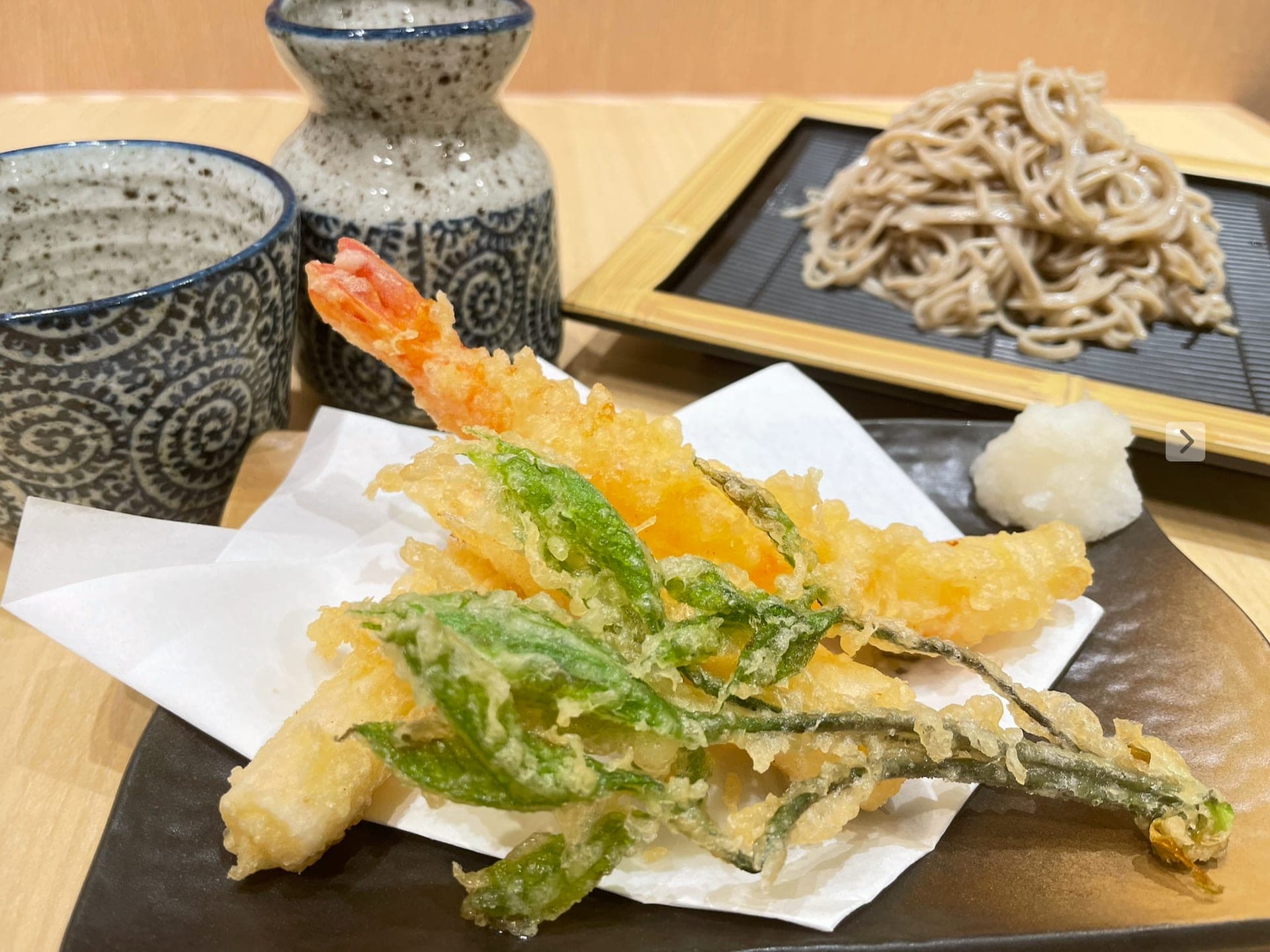 天ぷらそばセット
